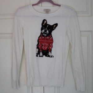 Loft French Bulldog Sweater